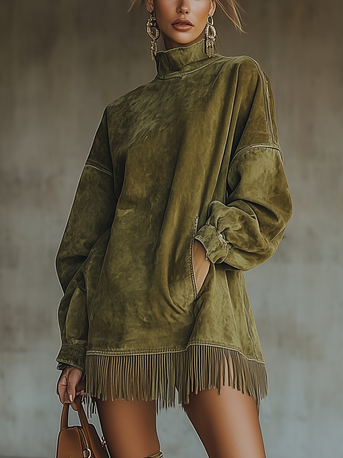 LUCIA TURTLENECK DRESS