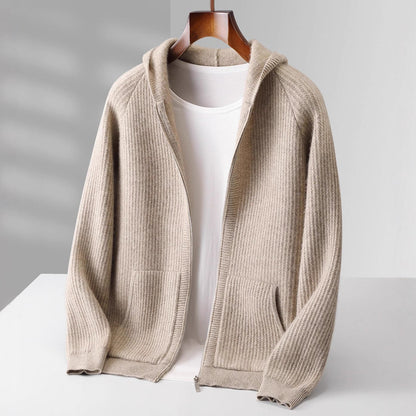 SORRENTO CASHMERE ZIP HOODIE