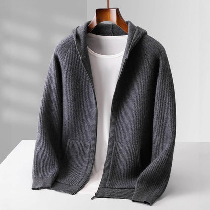 SORRENTO CASHMERE ZIP HOODIE