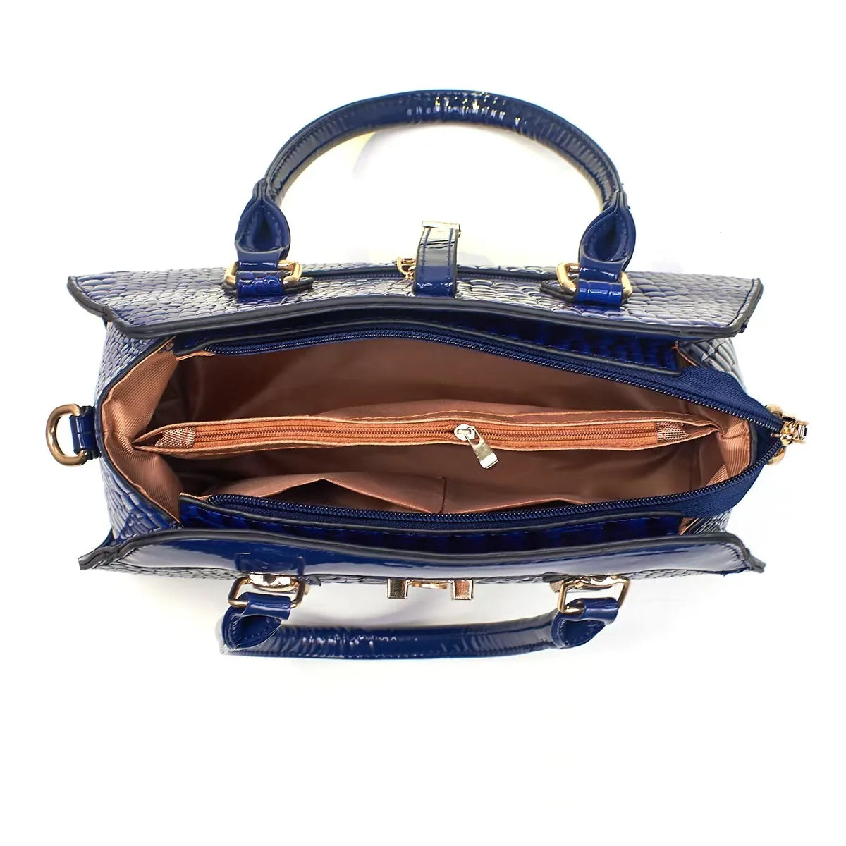 CROCO GLAM HANDBAG