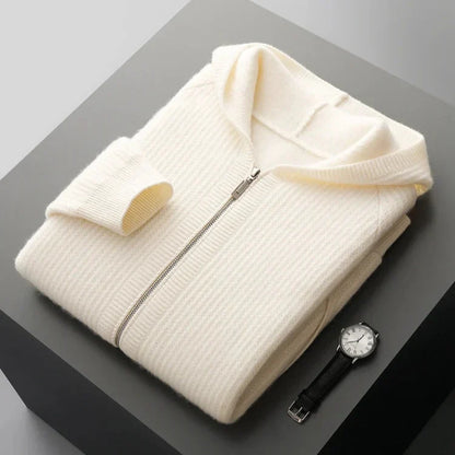 SORRENTO CASHMERE ZIP HOODIE